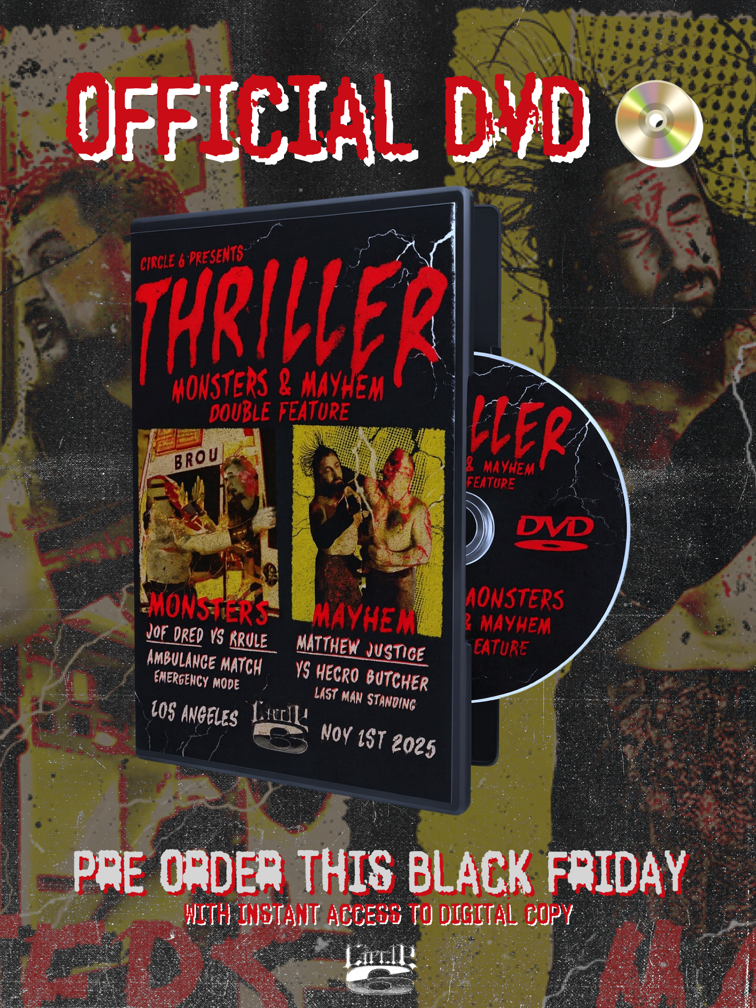 Thriller: Monsters & Mayhem Double Feature DVD – Circle 6 Entertainment